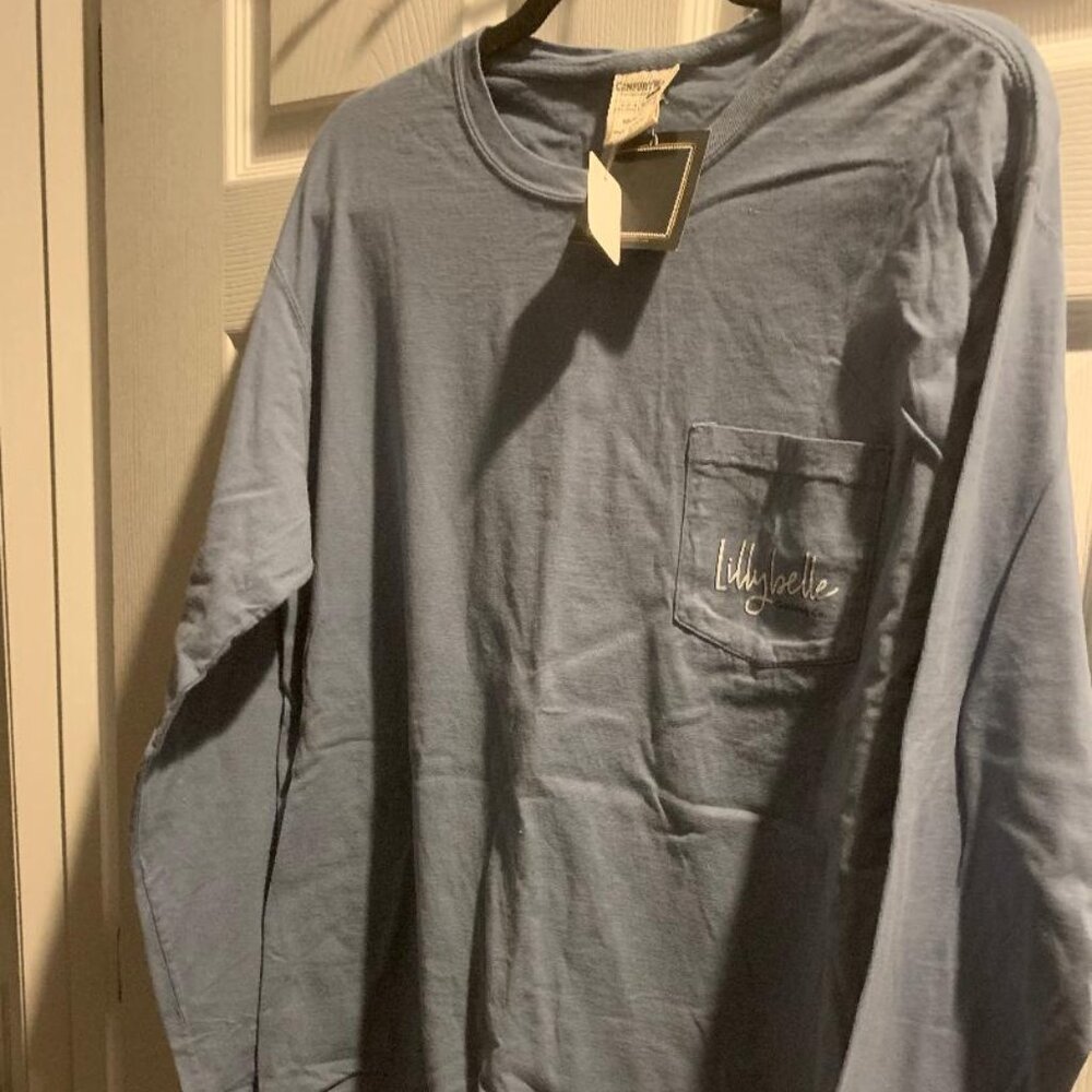 Lillybelle Clothing Company Long Sleeve Graphic Shirt Dog Retriever Lab Size M